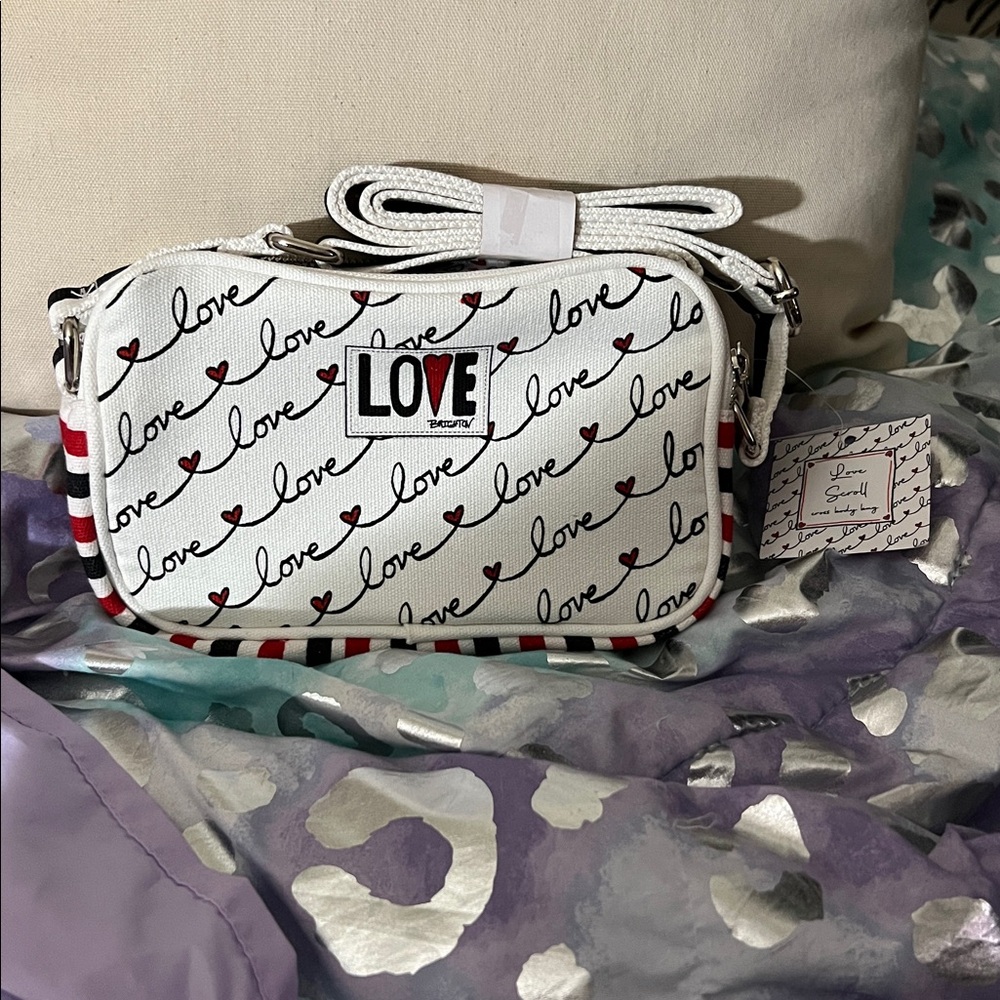 Brighton Love double pocket crossbody bag-NWT - Picture 2 of 10